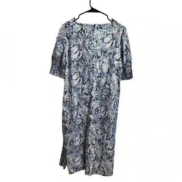 Chico’s Colorful Sheath Dress With Pockets Size 4 - Picture 3 of 6